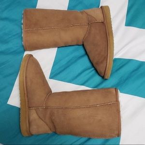 Cozie Steps genuine suede and sheepskin tall boots 6.5